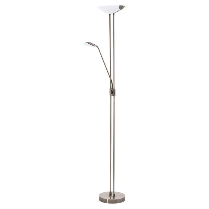 Lampadaire liseuse bronze en verre, Brava, 20W, 3000K LED, avec interrupteur
