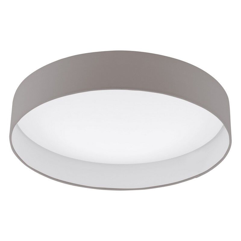 Lampe plafond taupe en tissu, Guido, 24W, 3000K LED Lampe plafond taupe en tissu, Guido, 24W, 3000K LED