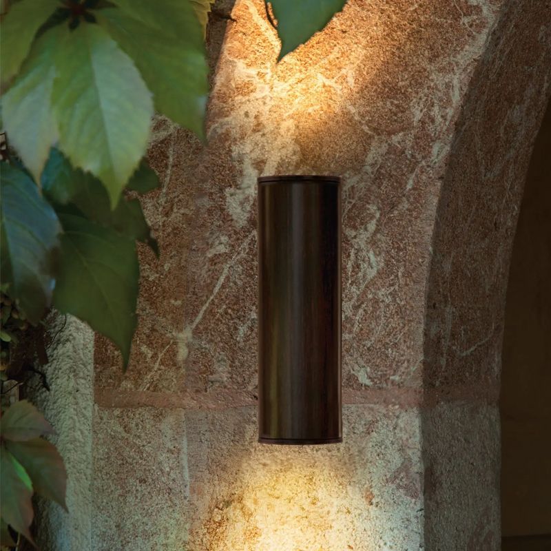 Luminaire extérieur marron en métal, Marlies, IP44
