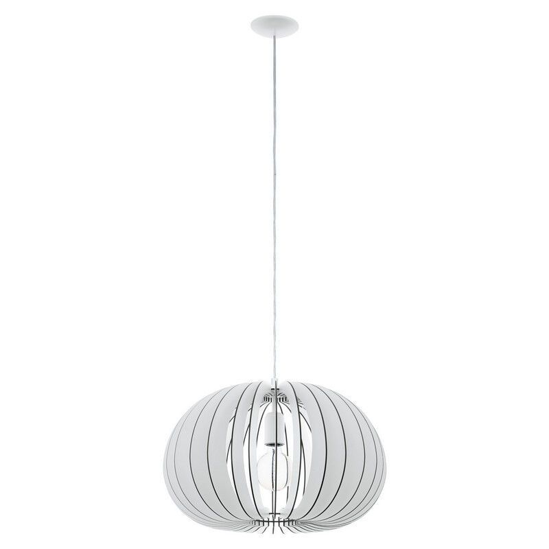 Suspension blanche en bois, Bergama Suspension blanche en bois, Bergama