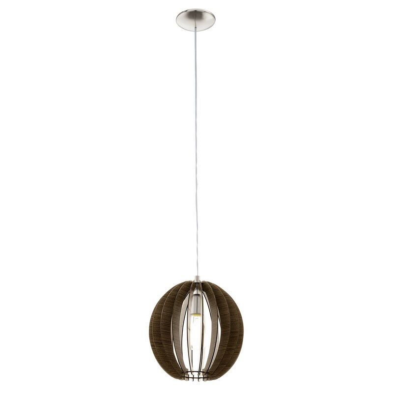 Suspension marronne en bois, Bergama Suspension marronne en bois, Bergama