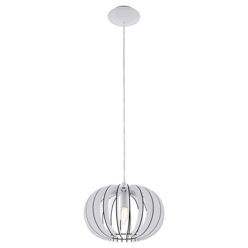 Suspension blanche en bois, Kiran Suspension blanche en bois, Kiran
