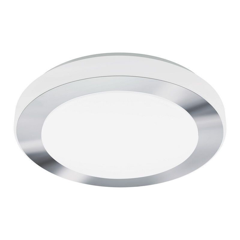 Plafonnier chromé en plastique, Amina, 16W, 3000K LED, IP44