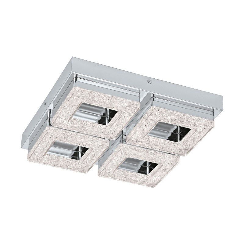 Applique murale chromée en plastique, Arjo, 4W, 3000K LED Applique murale chromée en plastique, Arjo, 4W, 3000K LED