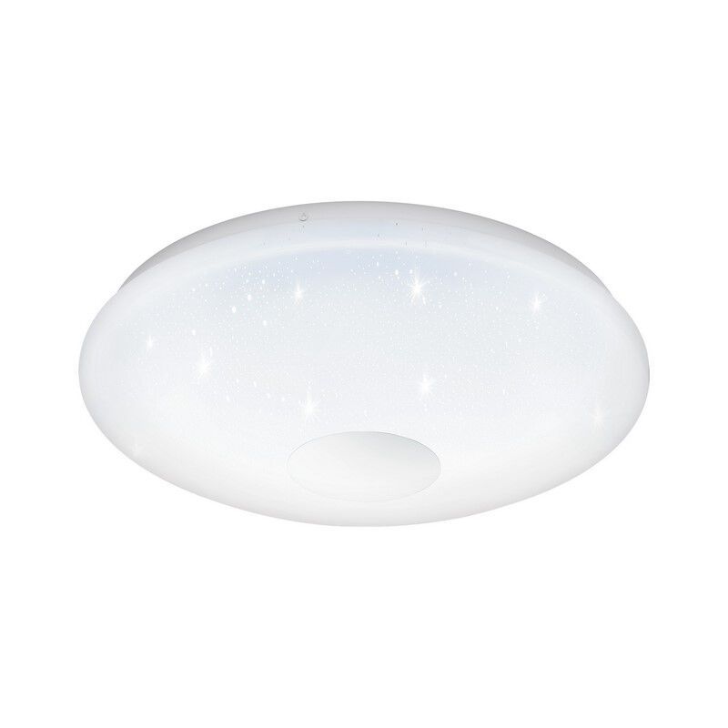 Plafonnier argenté en plastique, Barbera, 20W, blanc chaud à froid réglable LED Plafonnier argenté en plastique, Barbera, 20W, blanc chaud à froid réglable LED