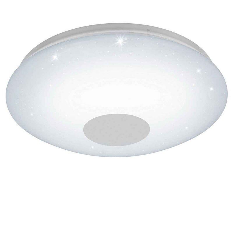 Plafonnier blanc en plastique, Barbera, 30W, blanc chaud à froid réglable LED Plafonnier blanc en plastique, Barbera, 30W, blanc chaud à froid réglable LED