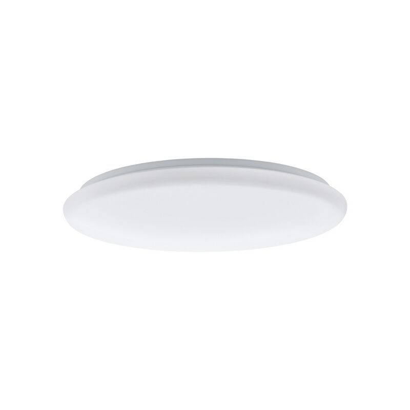 Lampe plafond blanche en acier, Patryk, 40W, couleur réglable LED