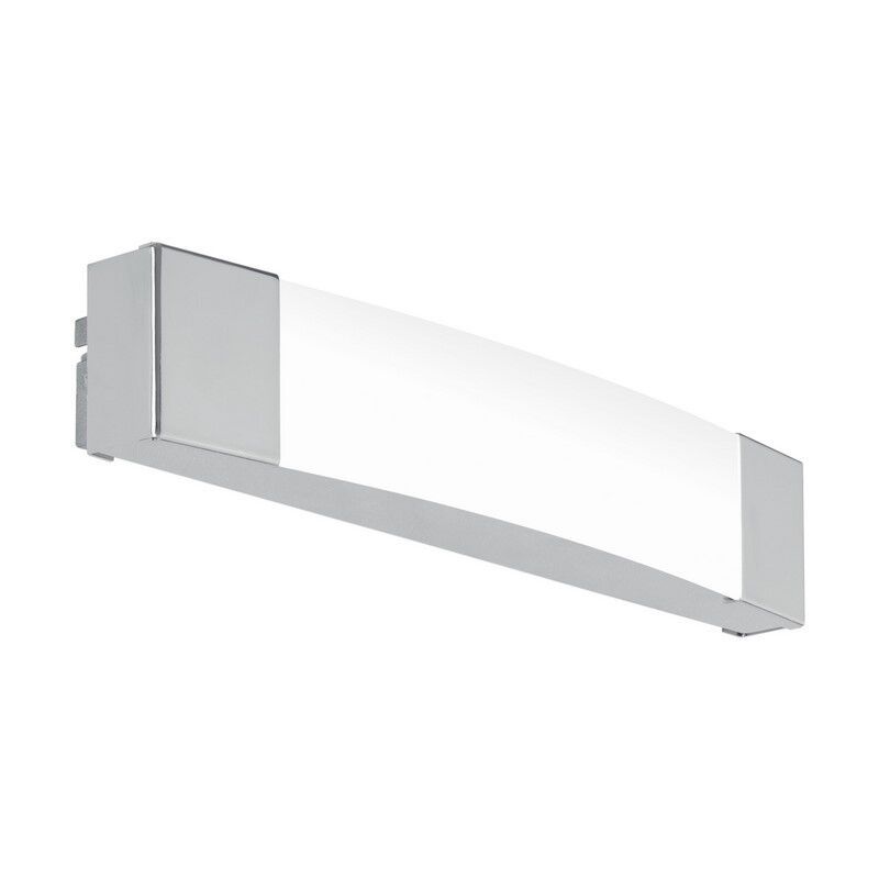 Éclairage miroir chromé en plastique, Rafi, 8W, 4000K LED, IP44 Éclairage miroir chromé en plastique, Rafi, 8W, 4000K LED, IP44
