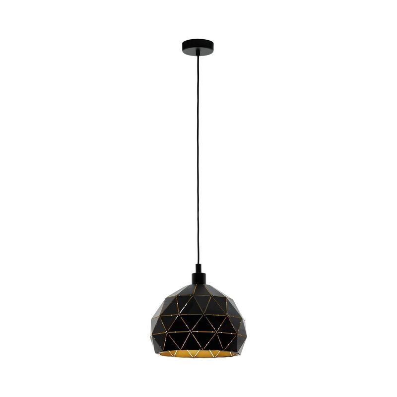 Suspension noire en acier, Silva Suspension noire en acier, Silva