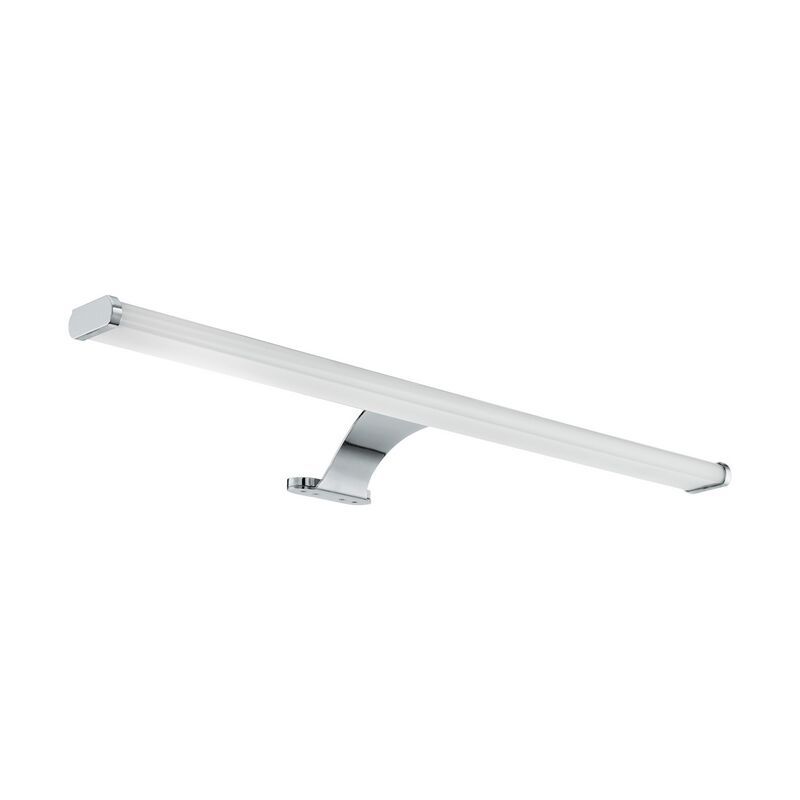 Éclairage miroir chromé en acier, Yvanka, 10W, 3000K LED, IP44