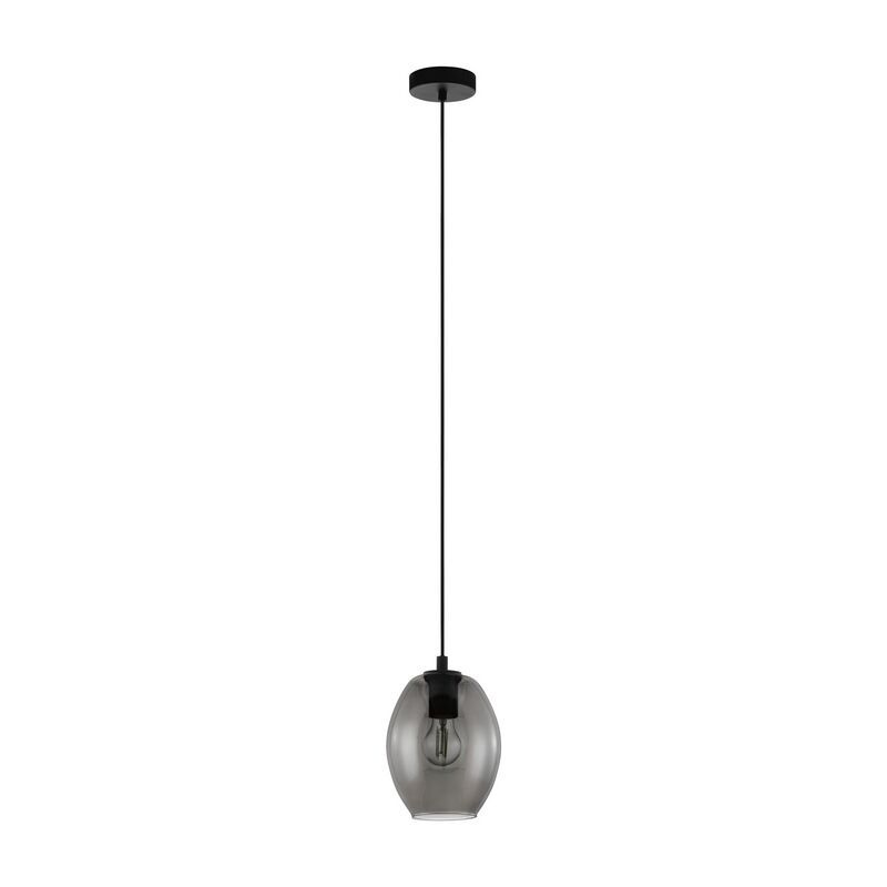 Suspension grise en verre, Lucian