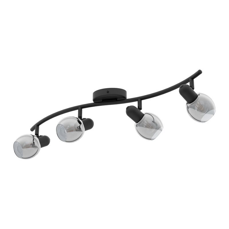 Spot plafond noir en acier, Ritchy