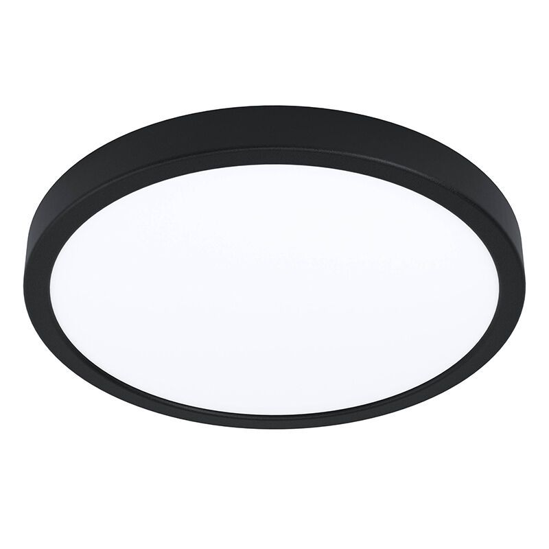 Plafonnier connecté blanc en plastique, Geraldo, 19,5W, blanc chaud à froid réglable LED, IP44