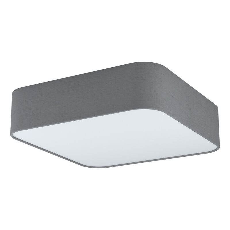 Lampe plafond blanche en acier, Abano