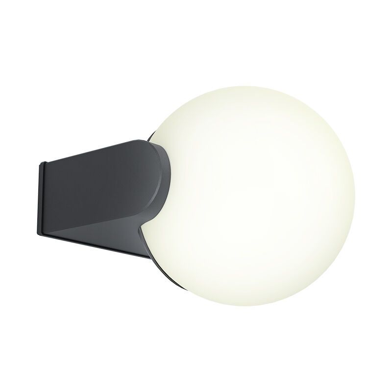 Luminaire extérieur noire en aluminium, Lydia, IP65