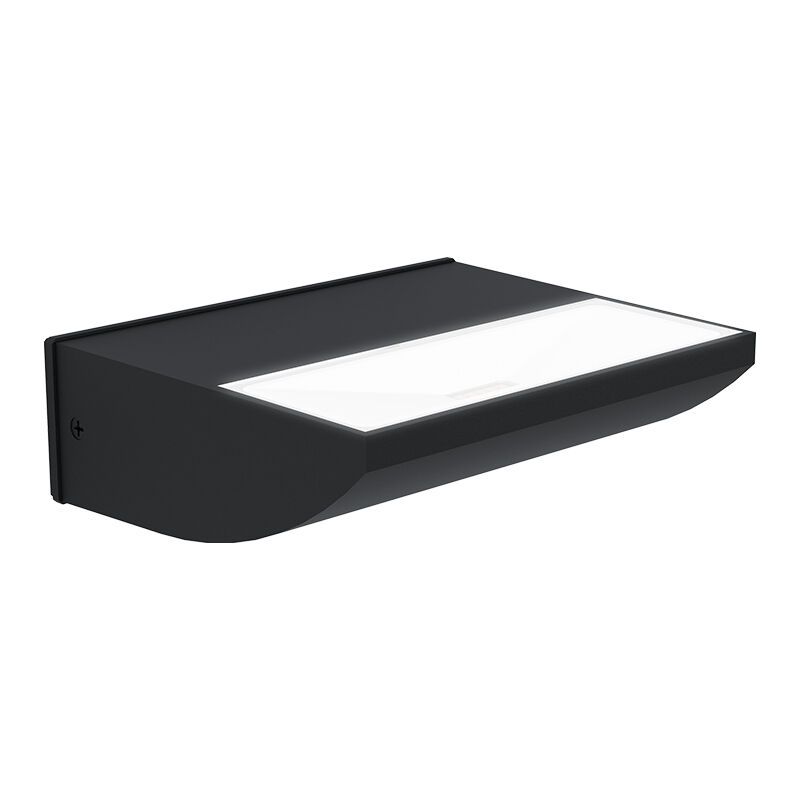 Luminaire extérieur noire en aluminium, Samuel, 10,5W, 3000K LED, IP44 Luminaire extérieur noire en aluminium, Samuel, 10,5W, 3000K LED, IP44