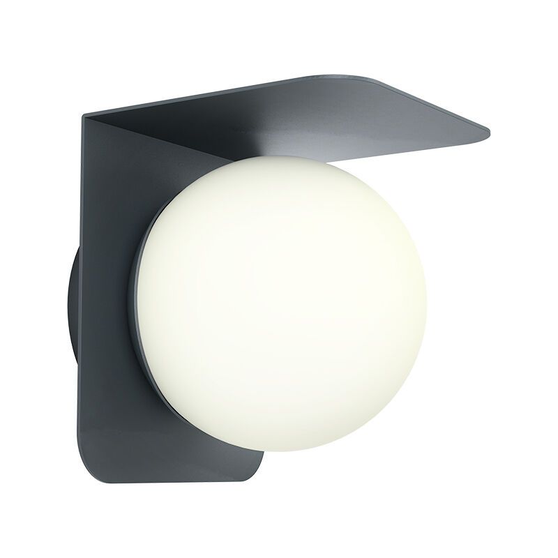 Luminaire extérieur noire en aluminium, Lute, IP44 Luminaire extérieur noire en aluminium, Lute, IP44