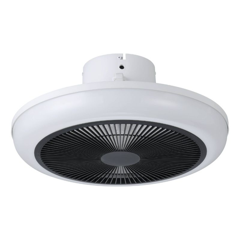 Ventilateur de plafond blanc en plastique, Henny, 8,5W, blanc chaud à froid réglable LED, avec télécommande Ventilateur de plafond blanc en plastique, Henny, 8,5W, blanc chaud à froid réglable LED, avec télécommande