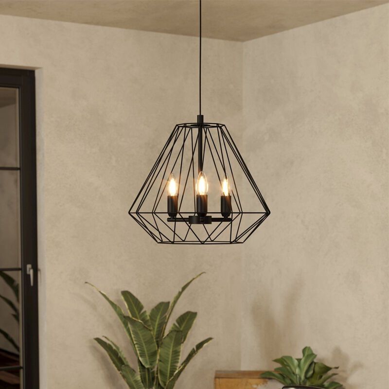 Suspension noire en aluminium, Kwok Suspension noire en aluminium, Kwok