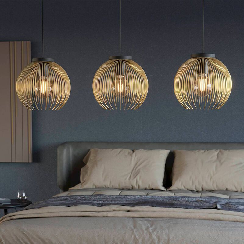 Suspension dorée en aluminium, Keimpe Suspension dorée en aluminium, Keimpe