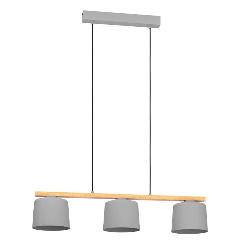 Suspension en bois grise, Jeannot