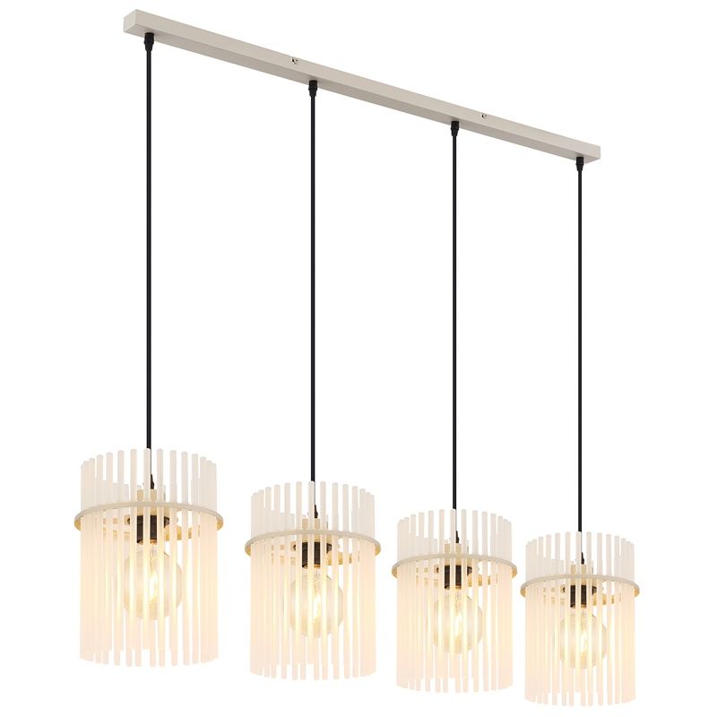 Suspension beige en métal, Genelva Suspension beige en métal, Genelva