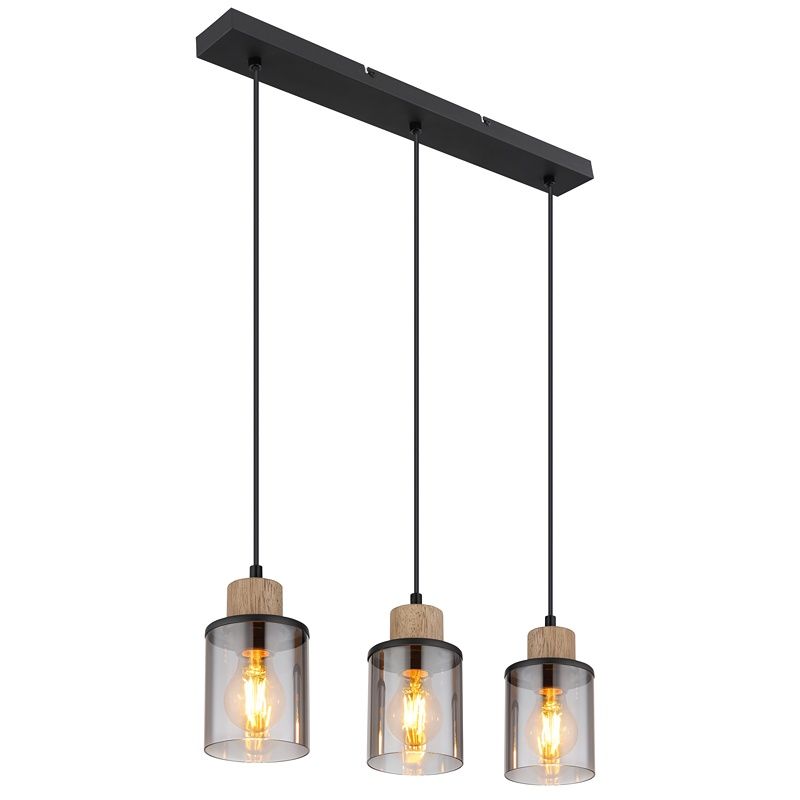 Suspension noire en verre, Resa