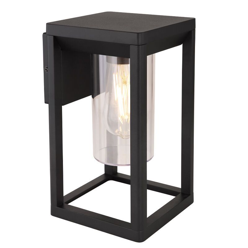 Luminaire extérieur noire en plastique, Vildan, IP44