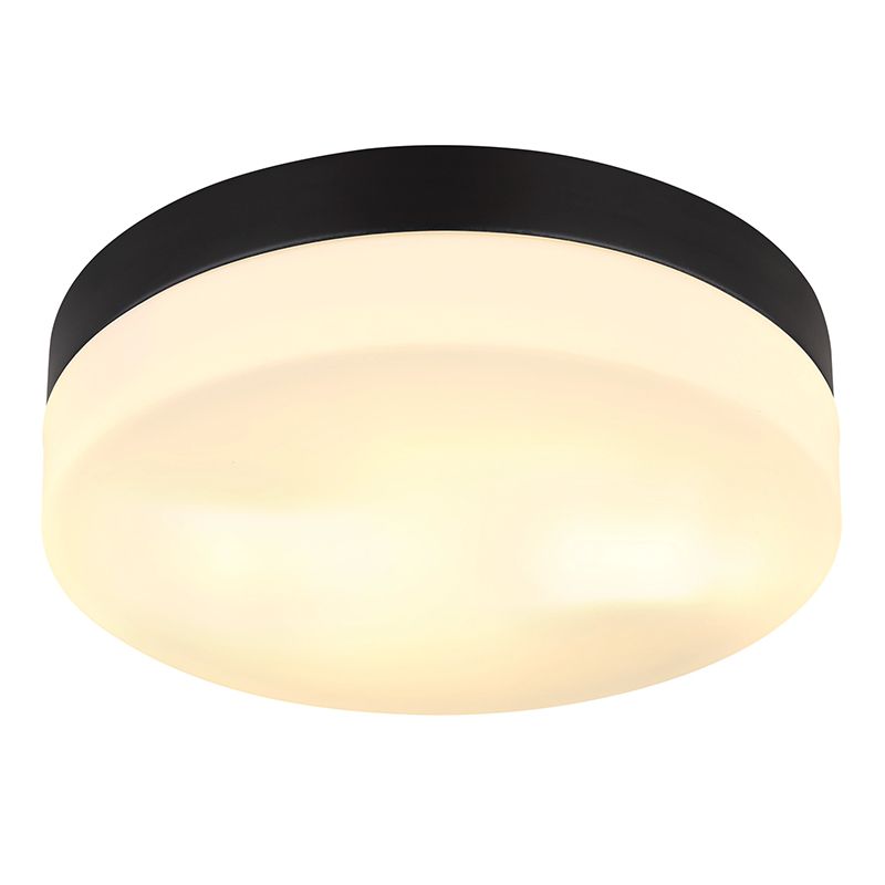 Luminaire extérieur noir en plastique, Maickel, IP44