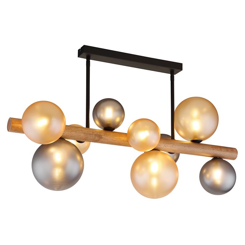 Plafonnier multicolore en verre, Melinda Plafonnier multicolore en verre, Melinda