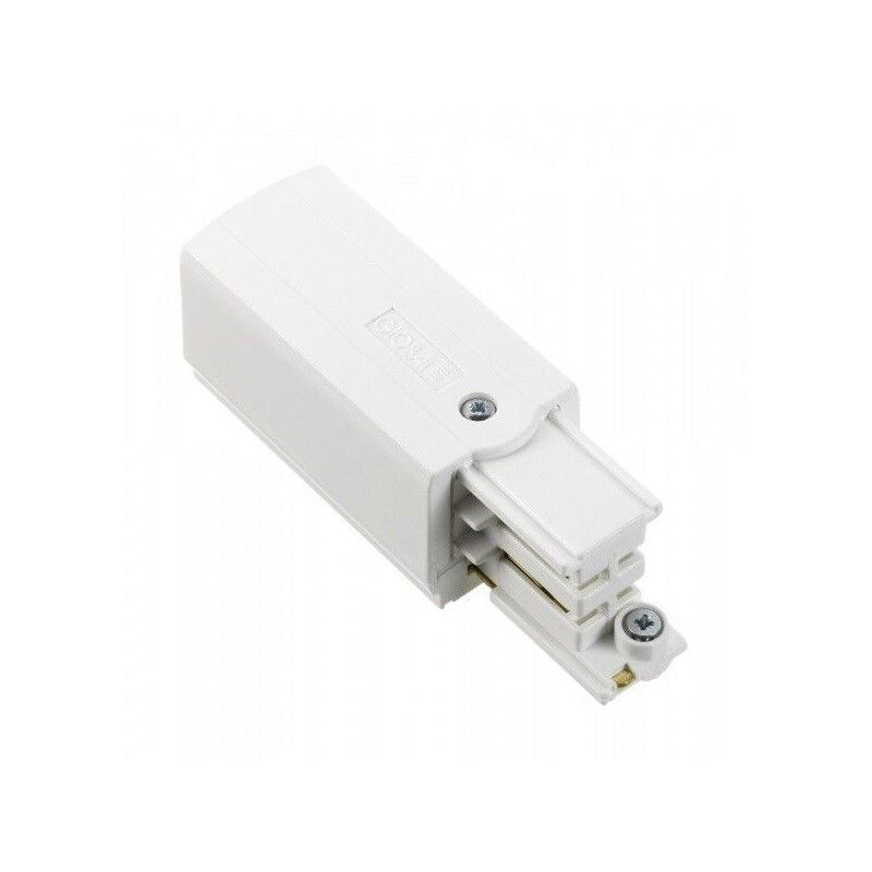 Boîte de jonction blanche, terre droite