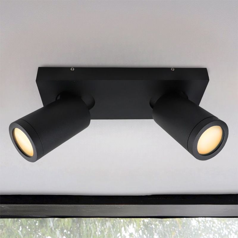 Spot plafond noir moderne, Kenan, IP44