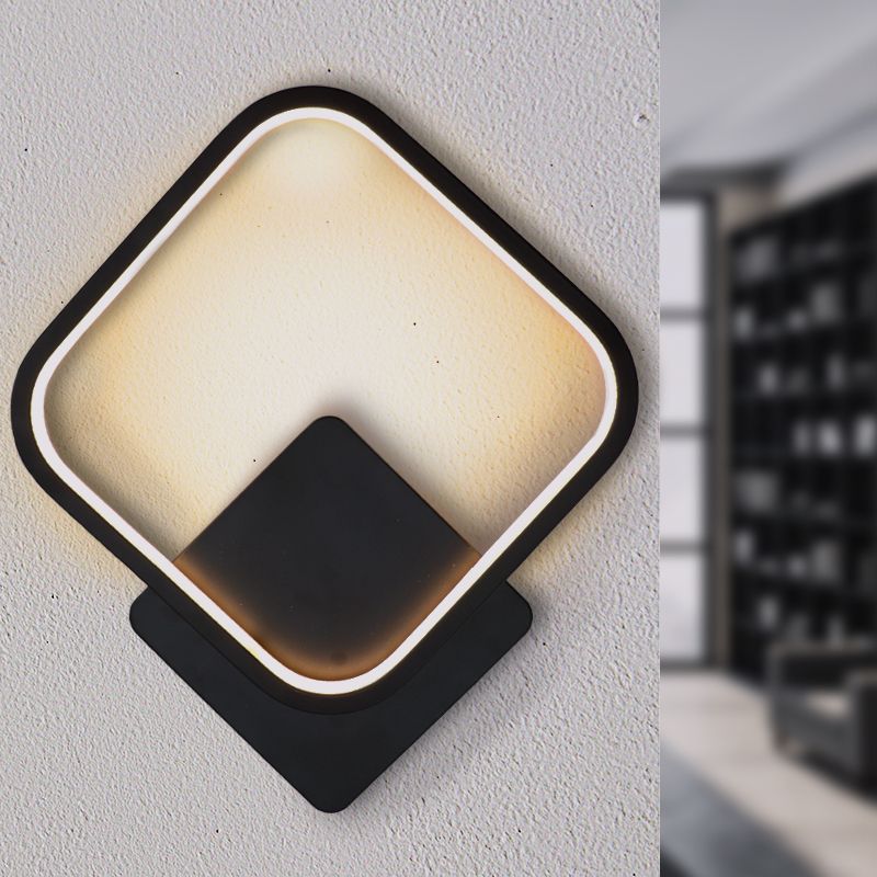 Applique murale noire moderne, Clay, 12W, 2700K LED Applique murale noire moderne, Clay, 12W, 2700K LED