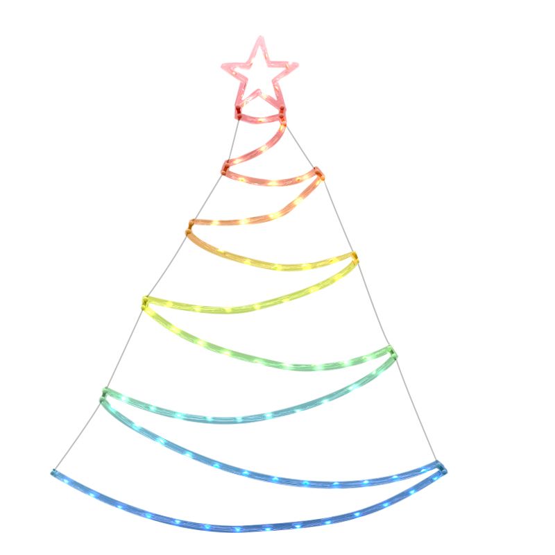 Sapin de Noël illuminé RVB Sapin de Noël illuminé RVB