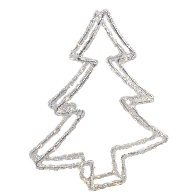 Arbre de Noël à LED, 80 LED blanc chaud, IP44