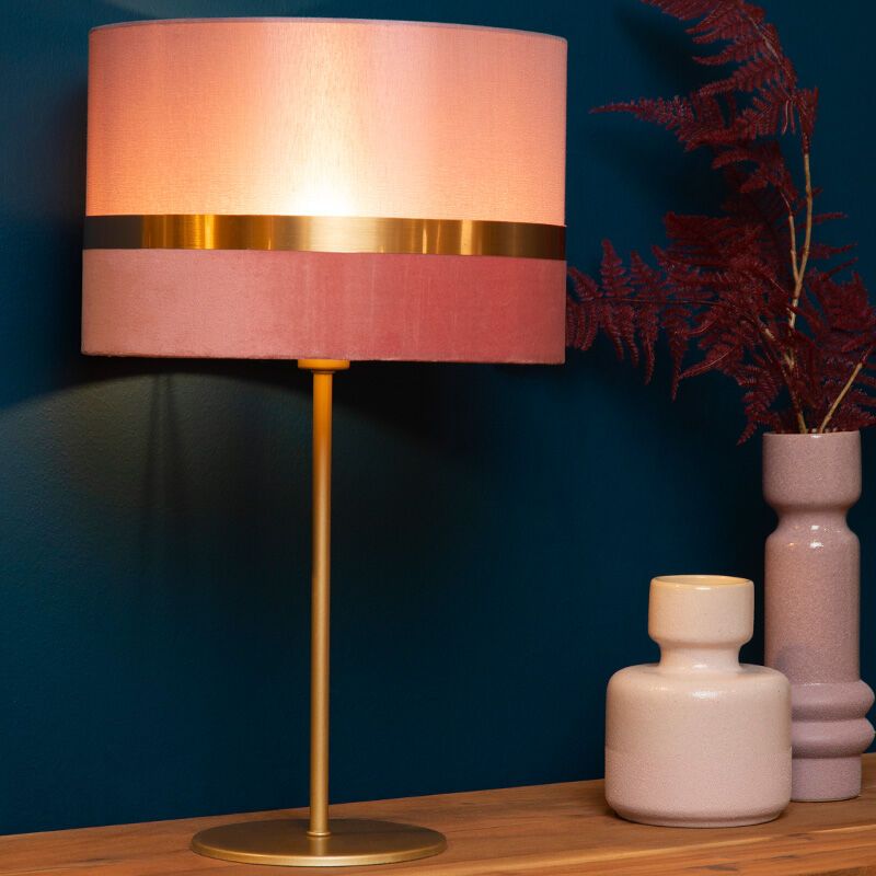 Lampe de table rétro rose, Extravaganza Tusse, avec interrupteur