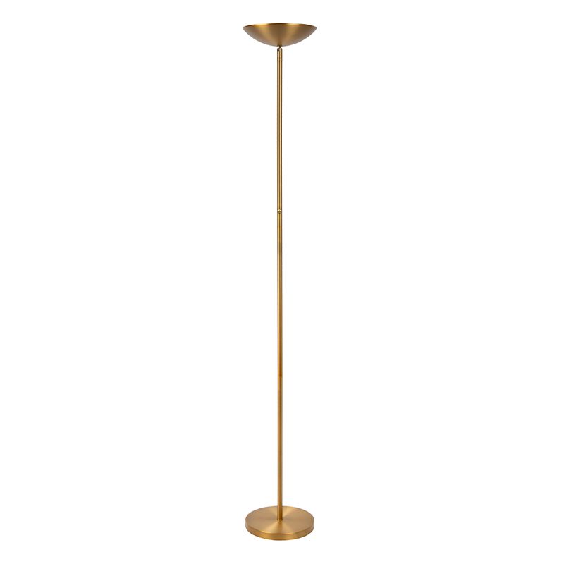 Lampadaire liseuse moderne laiton, Zenith, 20W, 3000K LED, avec variateur tactile Lampadaire liseuse moderne laiton, Zenith, 20W, 3000K LED, avec variateur tactile
