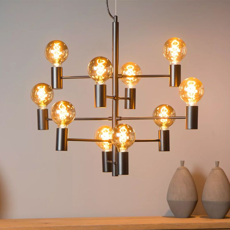 Suspension moderne noire, Leanne Suspension moderne noire, Leanne