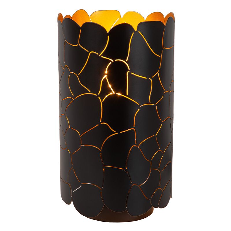 Lampe de table moderne noire, Almelo, avec interrupteur