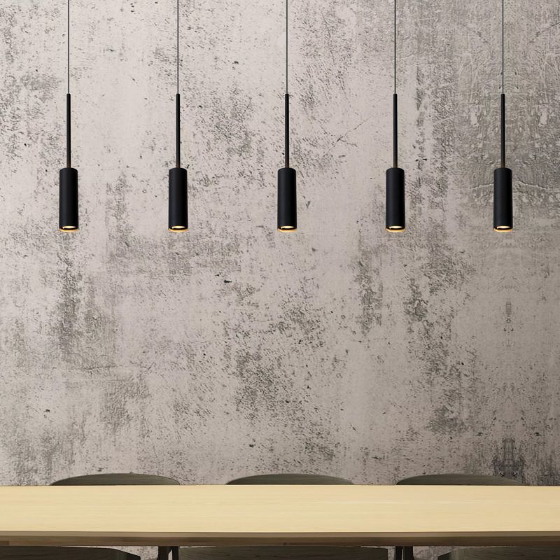 Suspension moderne noire, Tubule