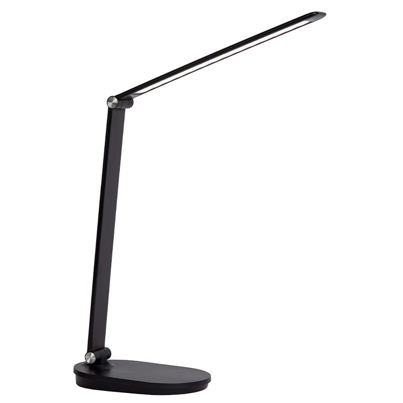 Lampe de bureau moderne noire, Aldwin, 8W, blanc chaud à froid réglable LED, avec variateur tactile Lampe de bureau moderne noire, Aldwin, 8W, blanc chaud à froid réglable LED, avec variateur tactile