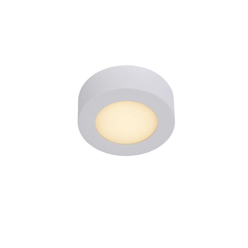 Lampe plafond moderne blanche, Brice, 8W, 3000K LED, IP44