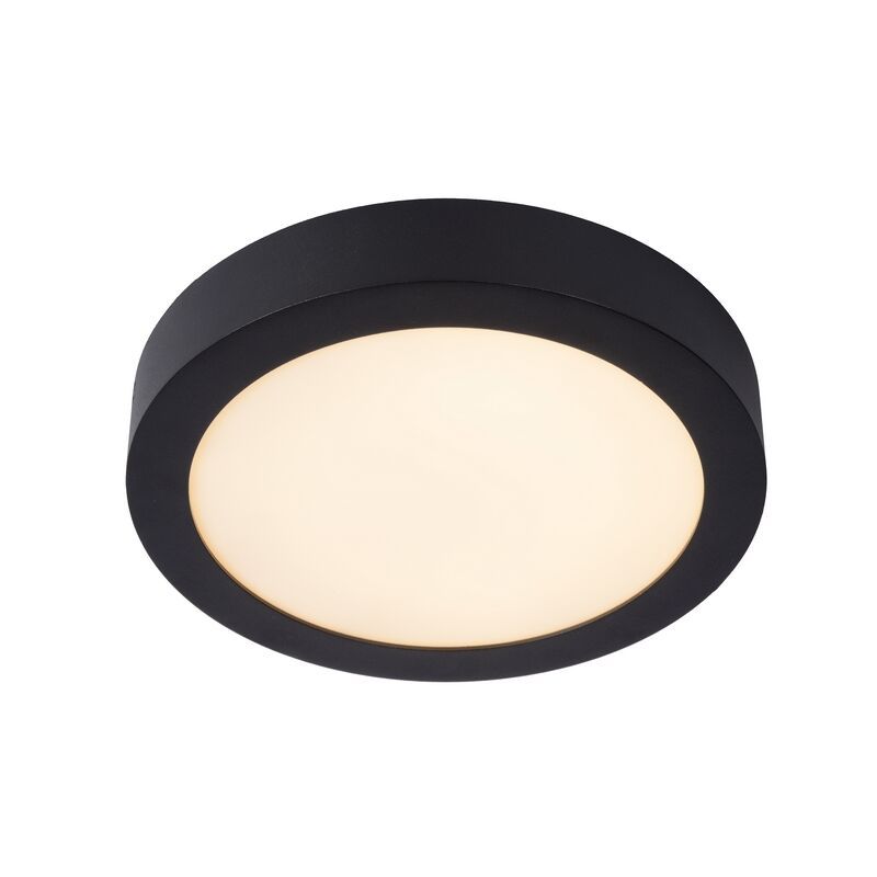 Lampe plafond moderne noire, Brice, 15W, 3000K LED, IP44 Lampe plafond moderne noire, Brice, 15W, 3000K LED, IP44