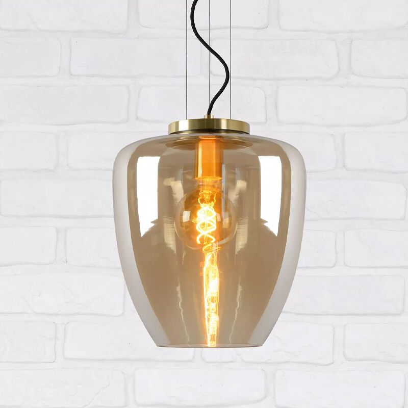 Suspension moderne ambre, Florien