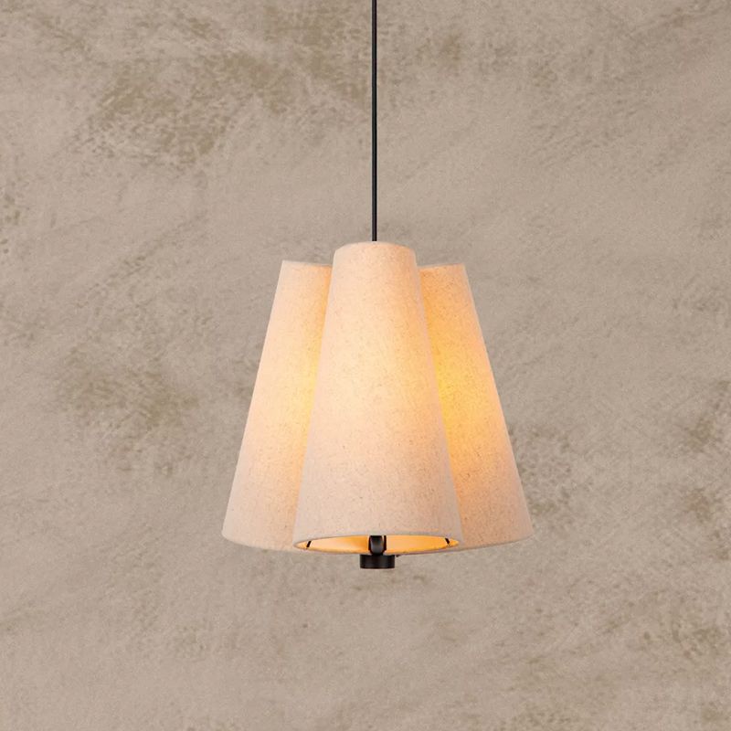 Suspension en tissu beige, Gregory