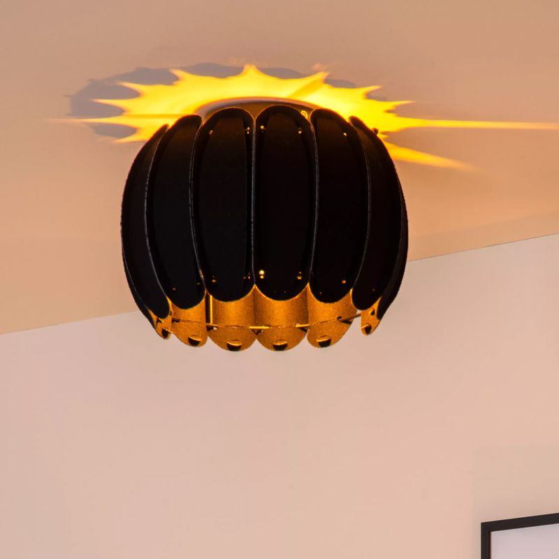 Lampe plafond moderne noire, Spencer Lampe plafond moderne noire, Spencer