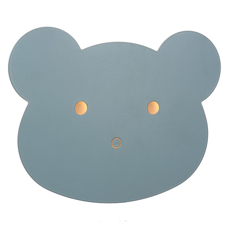 Applique murale pour enfants moderne bleue, Charlie, 5W, dim to warm LED, avec variateur tactile