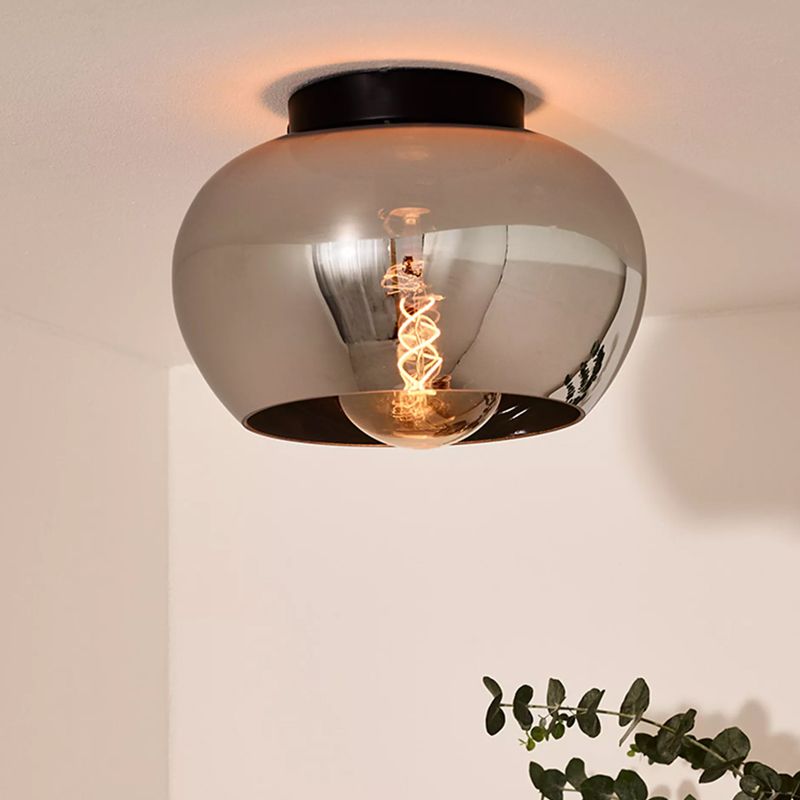 Lampe plafond moderne grise, Judi Lampe plafond moderne grise, Judi