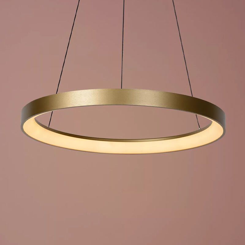 Suspension moderne laiton, Vidal, 48W, 2700K LED Suspension moderne laiton, Vidal, 48W, 2700K LED