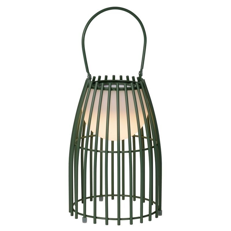 Lampe de table extérieur rétro verte, Fjara, 0,3W, 2700K LED, IP44, avec variateur tactile